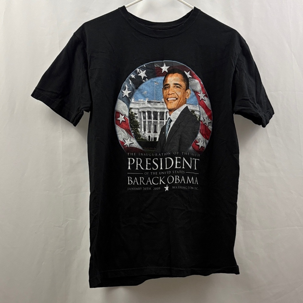 Barack Obama Presidential Inauguration 09 T-shirt Billabong Men’s Sz L Slim Fit